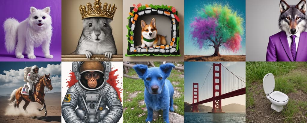 Sample images generated by SD Turbo in a single inference step